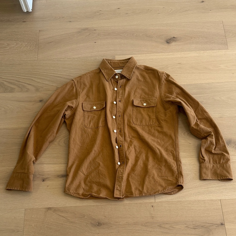 Taylor Stitch Men's Button-Down Shirt Yosemite in Rust